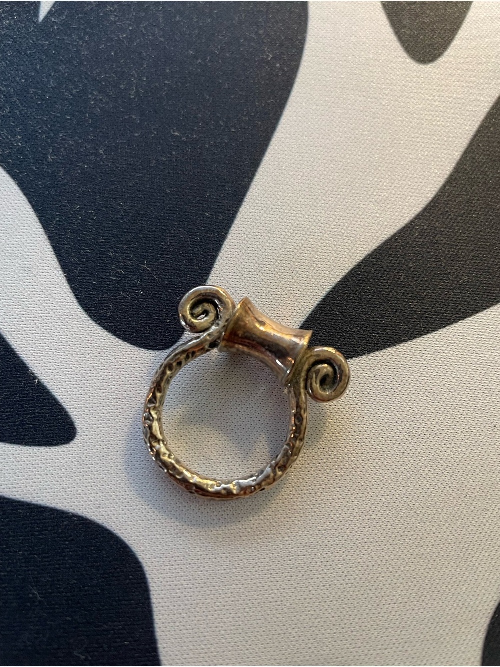 Sterling Silver Scroll Ring